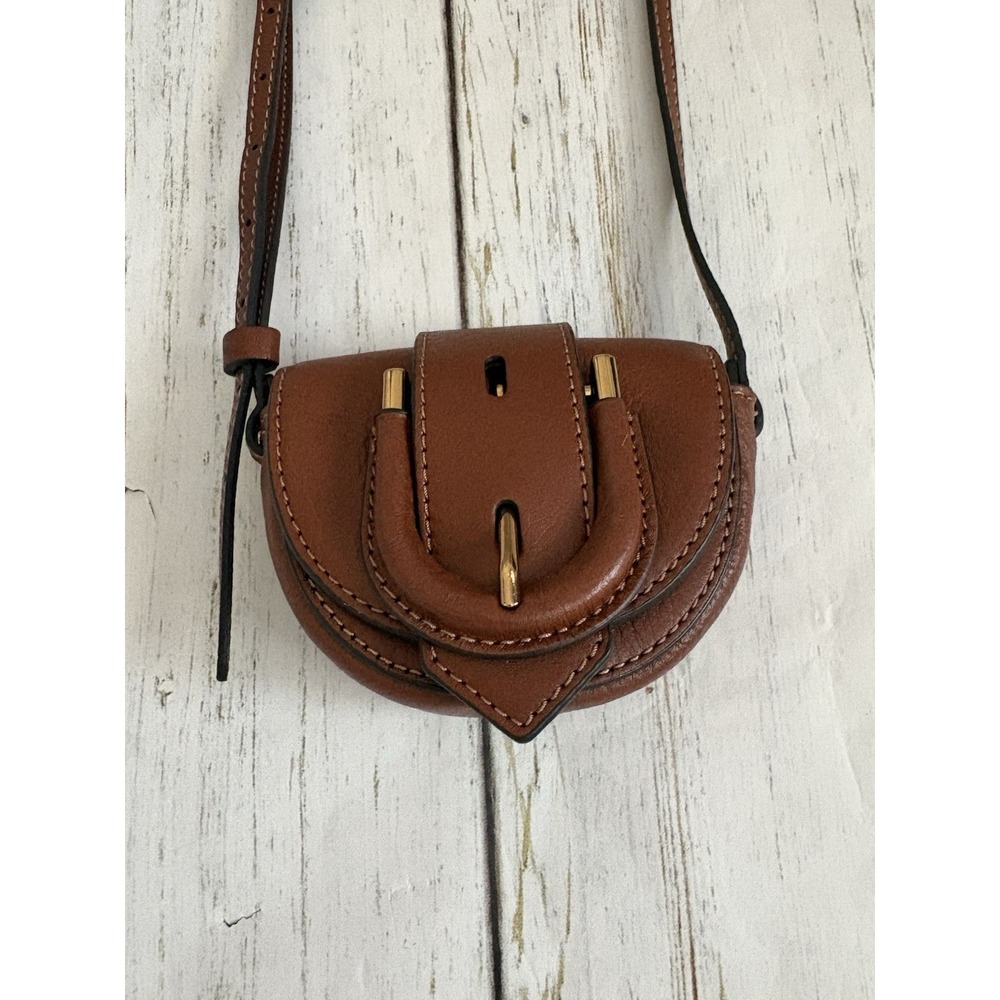Fossil Women's Harwell Leather Flap Crossbody Purse Handbag Size Small - Picture 1 of 5